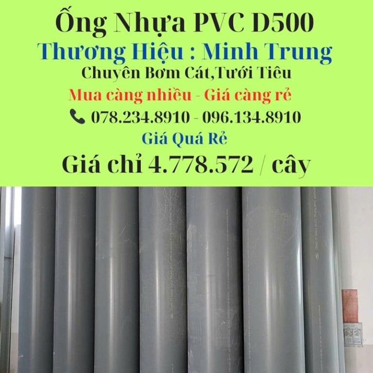 Pvc 500 Mua Ống Nhựa PVC Phi 500 Ở Đâu ? | Ngân Phát Plastic