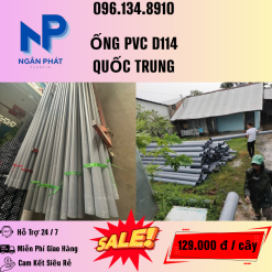 Ống Nhựa D114 Giá Rẻ