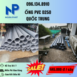Ống Nhựa D250 Giá Rẻ