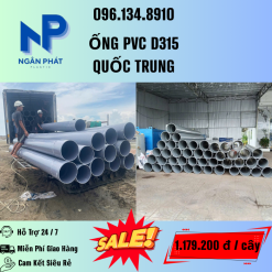 Ống Nhựa D315 Giá Rẻ