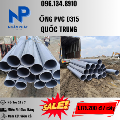 Ống Nhựa D315 Giá Rẻ