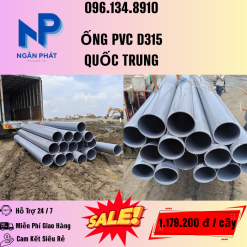 Ống Nhựa D315 Giá Rẻ