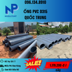 Ống Nhựa D315 Giá Rẻ