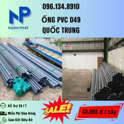 Ống Nhựa D49 Giá Rẻ