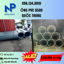 Ống Nhựa D500 Giá Rẻ