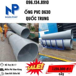 Ống Nhựa D630 Giá Rẻ