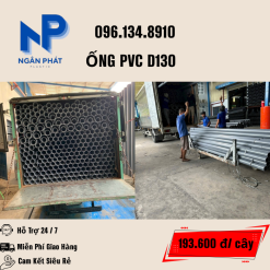 ỐNG NHỰA PVC 130 GIÁ RẺ
