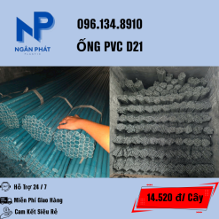 ỐNG NHỰA PVC 21 GIÁ RẺ