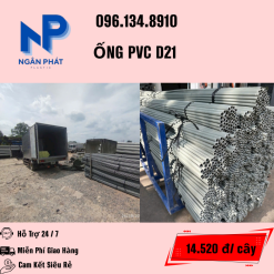 ỐNG NHỰA PVC 21 GIÁ RẺ