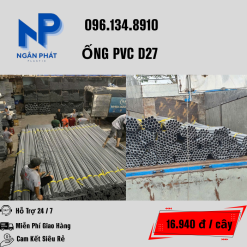 ỐNG NHỰA PVC 27 GIÁ RẺ