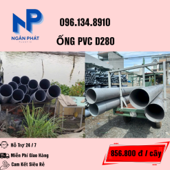 ỐNG NHỰA PVC 280 GIÁ RẺ