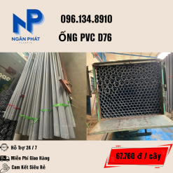 ỐNG NHỰA PVC 76 GIÁ RẺ